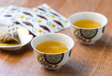 朝食お茶